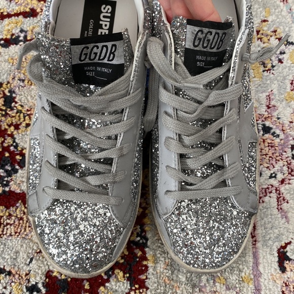 Golden Goose Superstar silver glitter 39 - Picture 6 of 11